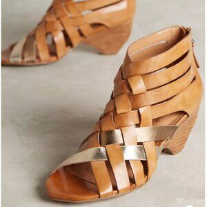 Anthropologie Matiko Leticia Shooties, Wedge Heel, Sz 39, NWOB